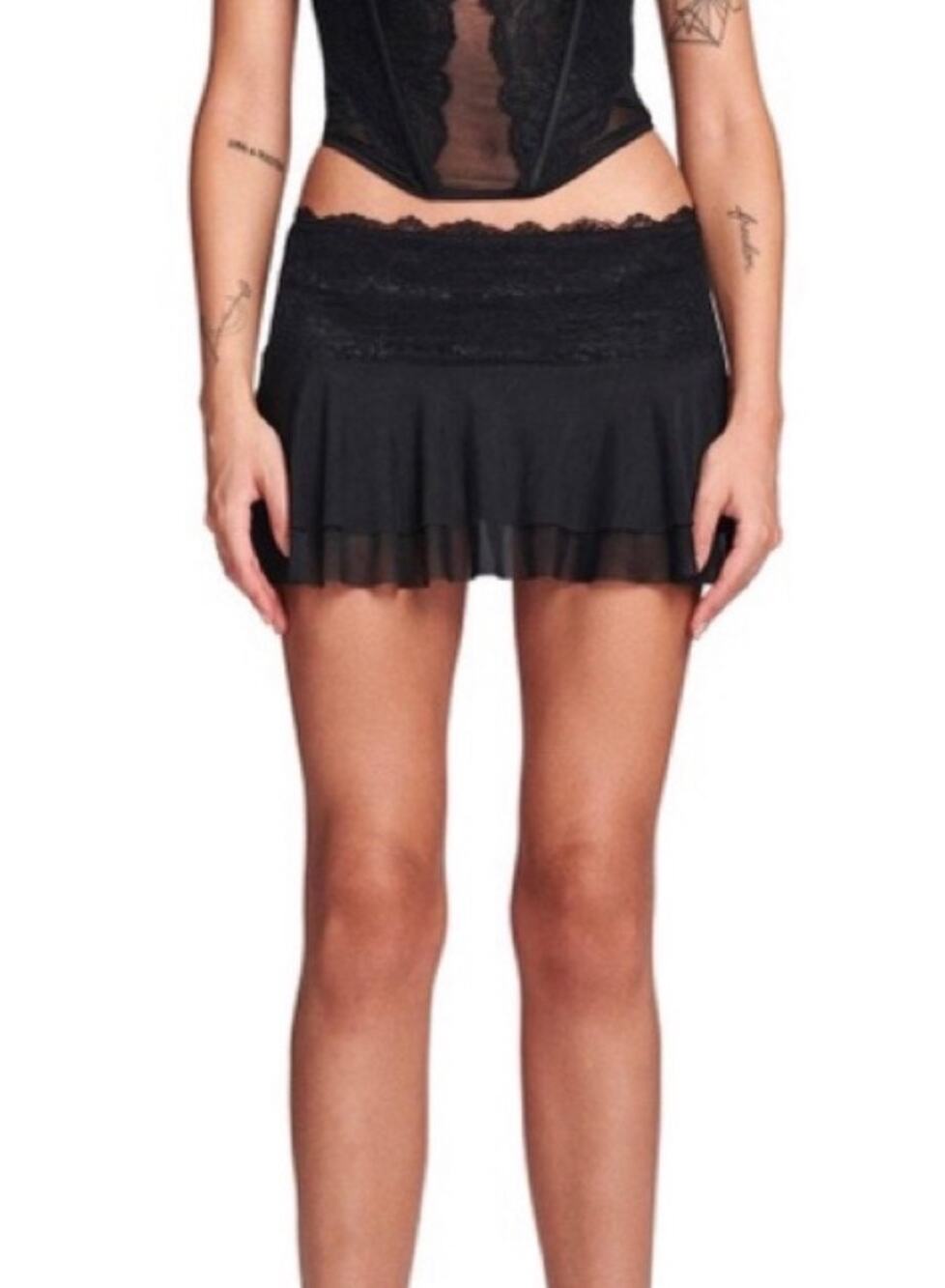 I Am Gia Demie Mini Skirt in Black Size Medium I.Am.Gia